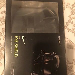 Football helmet shield